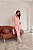 Pijama Feminino Americano Longo Rosa Estampado - Imagem 2
