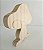 Cogumelo em Pinus 15x15x2cm - Imagem 2
