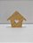 Pingente Casinha Coração com Furo 7x8x2cm - Imagem 1