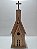 Igreja Recortes Janelas e Vitrais 12x35x14cm - Imagem 1