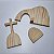 Santo Sepulcro em Pinus 21x16cm - Imagem 2