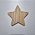 Estrela em Pinus 14x14x1,5cm - Imagem 1