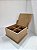 Caixa de chá MDF- 4 divisórias- 17x17x9cm - Imagem 1