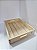 Bandeja pinus reta com alça- 25x35x6cm - Imagem 2
