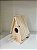 Casa de passarinho cabana de pinus- 21x13x13cm - Imagem 2