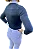 Camisa Feminina de Manga Longa para Hipismo Azul Marinho - Jumper - Imagem 5