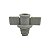 Conector Rosca Macho 3/8¨F Engate cinza - Imagem 1