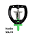 Microaspersor Bailarina Verde 53L/H 100 Unid - RSB - Imagem 3