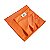 FLANELA 40X40 VIDRO LARANJA 240GSM - Imagem 1