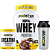 100% WHEY PROTEIN 900G + CREATINA 150G + COQUETELEIRA - Imagem 1