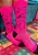 Meia DESENHOS DE SEX SHOP - rosa neon com preto - Imagem 3