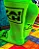 Meia VAI KH - verde neon com preto - Imagem 1