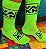Meia VAI KH - verde neon com preto - Imagem 2