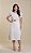 Vestido Midi de Linho Lurex com Cinto - Hadaza - Imagem 1