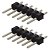 Barra de Pinos Macho Reta 6 Vias 2.54mm CONNFLY (DS1021-1*6SF11-B) - Imagem 1