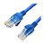Cabo de Rede Ethernet CAT5E 2m Azul com Conector RJ45 - Imagem 2