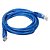 Cabo de Rede Ethernet CAT5E 2m Azul com Conector RJ45 - Imagem 1