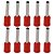 Conector Tubular Pré-Isolado para Cabo 10mm² – Ilhós Vermelho E1012 - Imagem 1