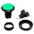 Botão Fliperama 45mm Iluminado Verde 12V com Switch Integrado - Imagem 2