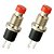 Chave Push Button Vermelha S/ Trava 2 Terminais 1,5A NA (PBS-110) - Imagem 1