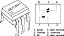 Circuito Integrado MOC3021 DIP-6 Optoacoplador TRIAC 400V PTH - Imagem 3