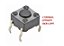 Switch Táctil 6x6x4.3mm PTH 4 Pinos 180° SPST Push Momentary - Imagem 3