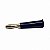 Conector Tipo Banana 4mm Médio Preto Macho para Multímetro e Fonte - Imagem 1