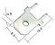 Terminal Lingueta Faston 6.3mm Macho Placa PCB DJ6110 - Imagem 2