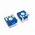 Trimpot CA14H5 47KΩ 14mm Potenciômetro de Precisão PCB - Imagem 3