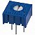 Trimpot 3386F 2K Ohms 202 1 Volta Linear Horizontal PTH - Imagem 1