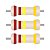 Resistor 110K 1/6W 5% CR12 Filme de Carbono Axial – Pacote com 100 - Imagem 1