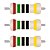 Kit com 100 Resistores 150R Carbon Film 1/6W Axial 5% - Imagem 1