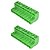 Conector Tipo Borne 9 Polos 5.08mm Horizontal Verde (ZBK400R-5.08-9P) - Imagem 1