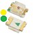 LED 0805 SMD Verde-Amarelo 568nm 12mcd KP-2012SGC - Imagem 1