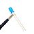 LED Azul 5mm Difuso Alta Intensidade 1000mcd 3.2–3.4V THT - Imagem 2