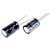 Capacitor Eletrolítico Radial 2200uF / 10V 105°C 10x17mm KETUO - Imagem 3