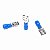 Terminal Faston 6,3mm Fêmea Azul FDD2-250 Pré-Isolado - Imagem 4