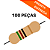 100x Resistor Axial 51R 5% 0,5W CR25 - Imagem 1