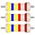 100x Resistor 46K4 1% 0,25W Axial CR25 Precisão - Imagem 1