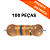 100x Resistor 36KΩ 1/3W 5% CR25 Axial - Imagem 1