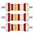 100x Resistor Axial 1K13 1% CR25 0.25W PTH - Imagem 1