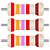 100x Resistor Axial 23K7 1% CR25 0.25W PTH - Imagem 1