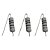 Resistor Axial 100R 3W ±5% Para Circuitos Eletrônicos Pré-Formado - Imagem 1