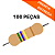 100x Resistor Axial 560K 5% CR25 0.33W - Imagem 1
