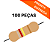 100x Resistor Axial 820K 5% CR25 0.33W - Imagem 1