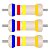 100x Resistor Axial 620K 5% CR25 0.33W - Imagem 1