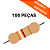 100x Resistor Axial 3K9 5% CR25 0.33W - Imagem 1
