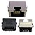 Conector Modular RJ45 8P8C Lateral 90º Invertido (23-00980-2A03-A) - Imagem 1