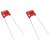 Capacitor Poliesterizado 2.2nF 630V Through Hole HC222J - Imagem 1