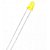 LED Difuso 3mm Cor Amarela 1000MCD PTH - Imagem 1
